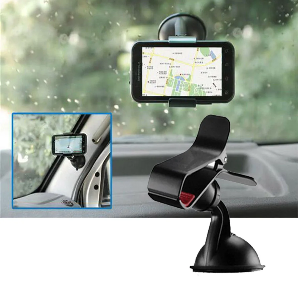 Универсальные автомобильные аксессуары, вращающийся на 360 градусов держатель для телефона, крепление на лобовое стекло, держатель GPS, запча...