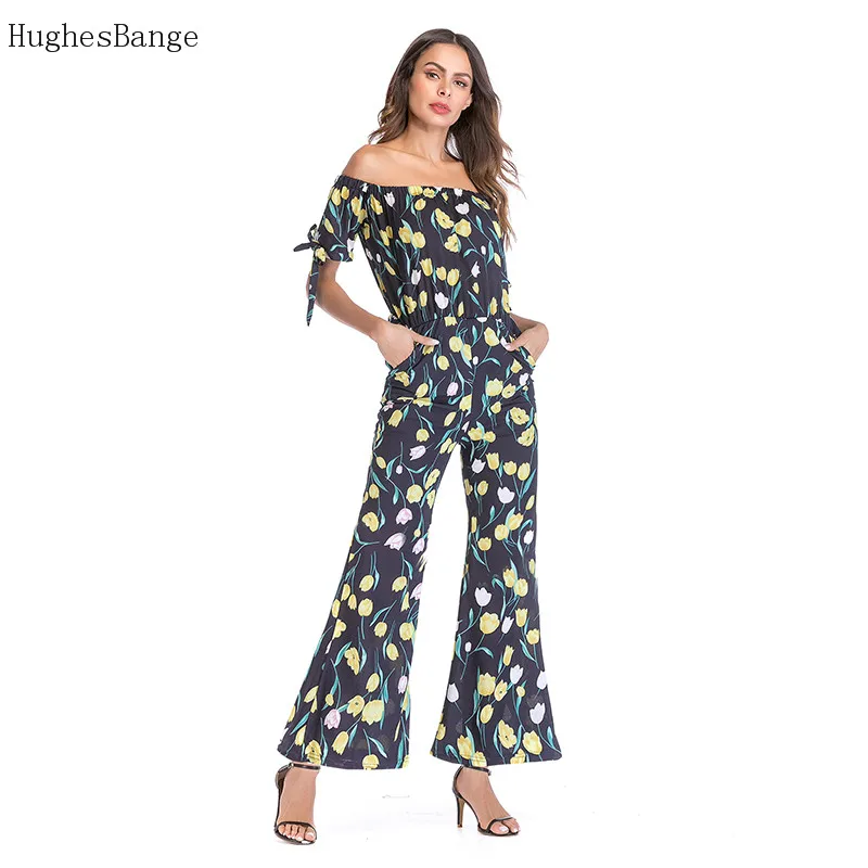 Весенний элегантный цветочный с открытыми плечами короткий рукав шифоновый