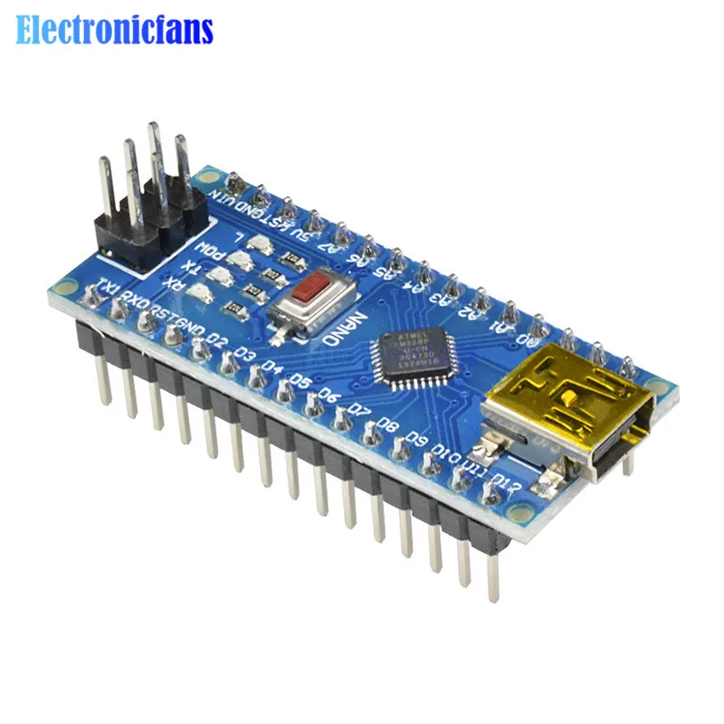 Плата микроконтроллера MINI USB NANO V3.0 CH340 CH340G 5 в 16 м Atmega328 ATmega328P для Arduino Nano 3 0 MEGA328 Pro