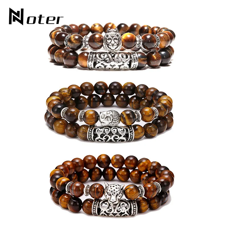 Двойной браслет Noter 2 шт./компл. для мужчин и женщин винтажные Этнические браслеты