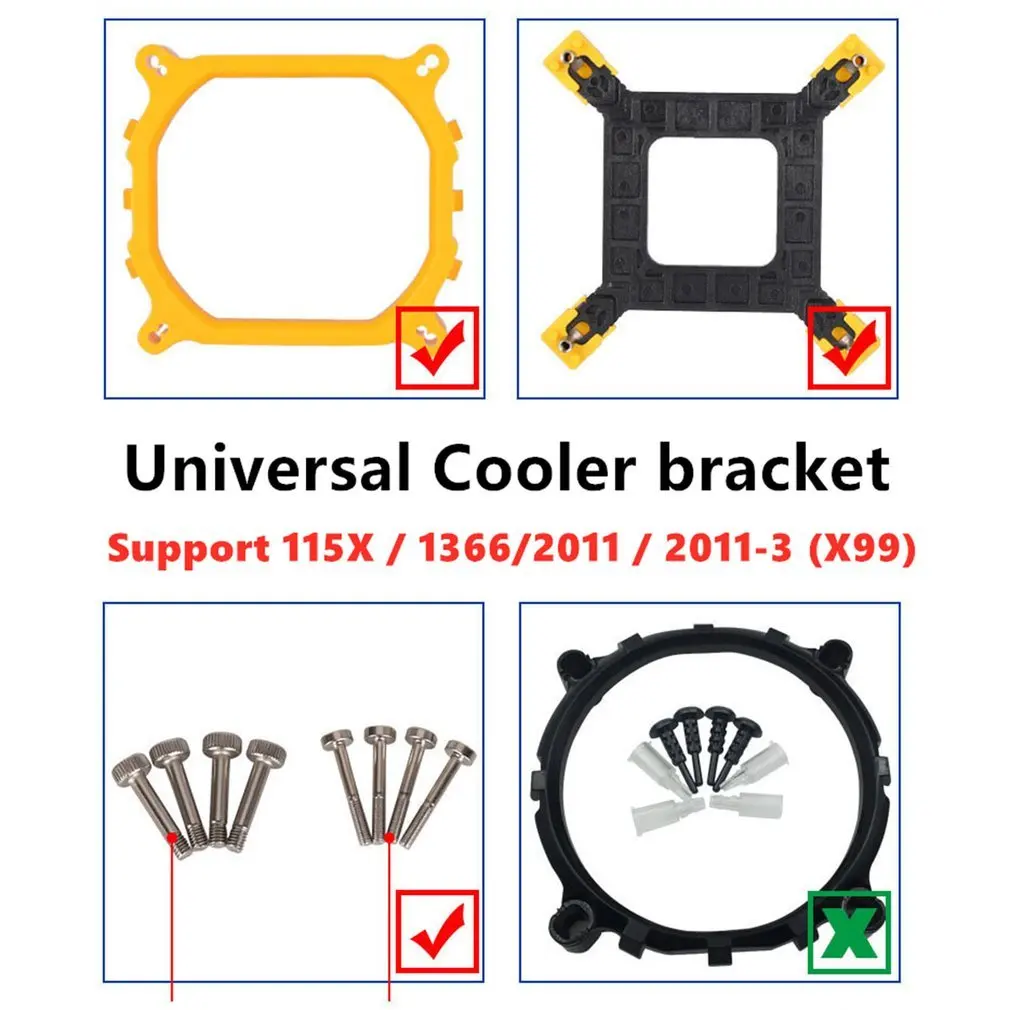 

RGB CPU Cooler Radiator Color Light Silent PWM 130W TDP For Intel 1150 1155 1156 1366 2011 X79 X99 AM2 AM3 AM4 Ventilador