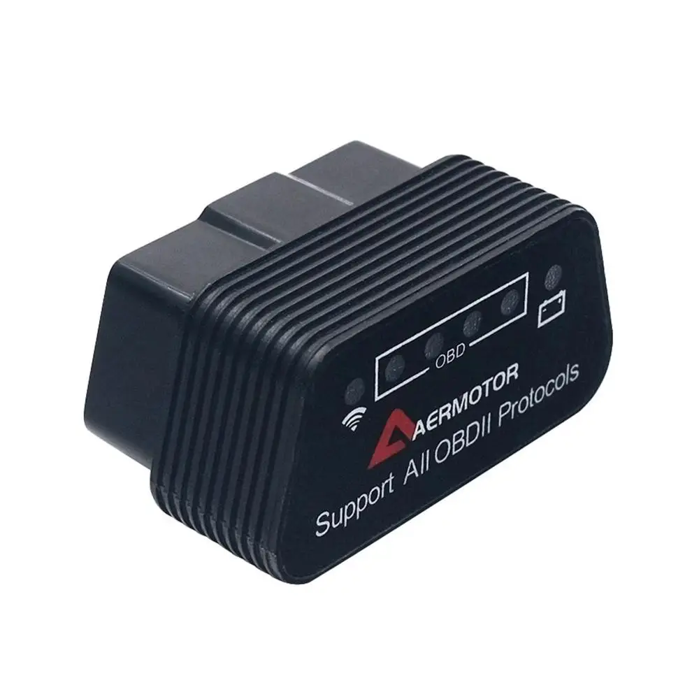 Черный Высококачественный аэромотор ELM327 подходит для Android и Apple детектор