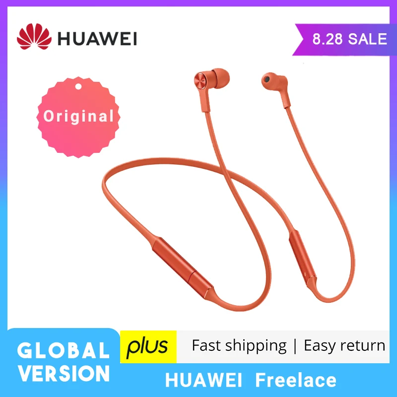 Huawei FreeLace беспроводные наушники Bluetooth 5 0 спортивный водонепроницаемый в ухо