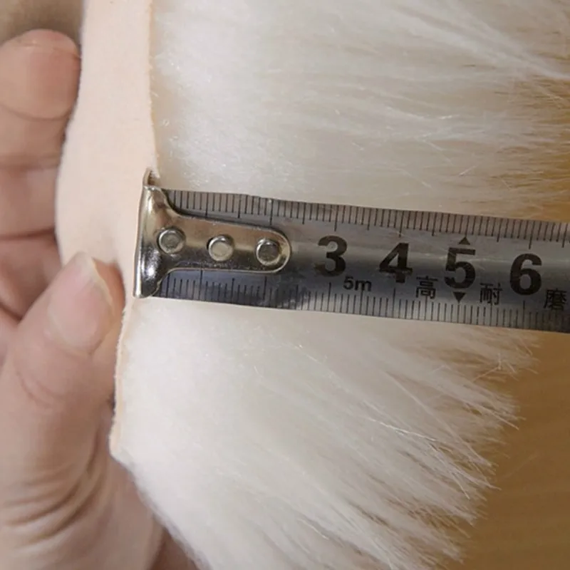 Роскошный меховой коврик из искусственной овчины ковры натуральная огранка для