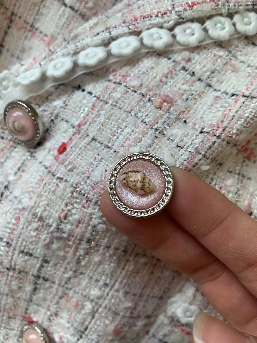

2021 women set clothes for women tweed blazer+shorts women suits pink clothes