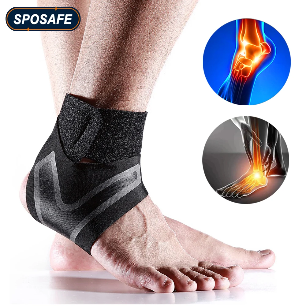 

1Pair Sports Ankle Brace Gym Elastic Ankle Support Gear Foot Weight Wraps Protector Legs Power Fitness Basketball Tennis Running
