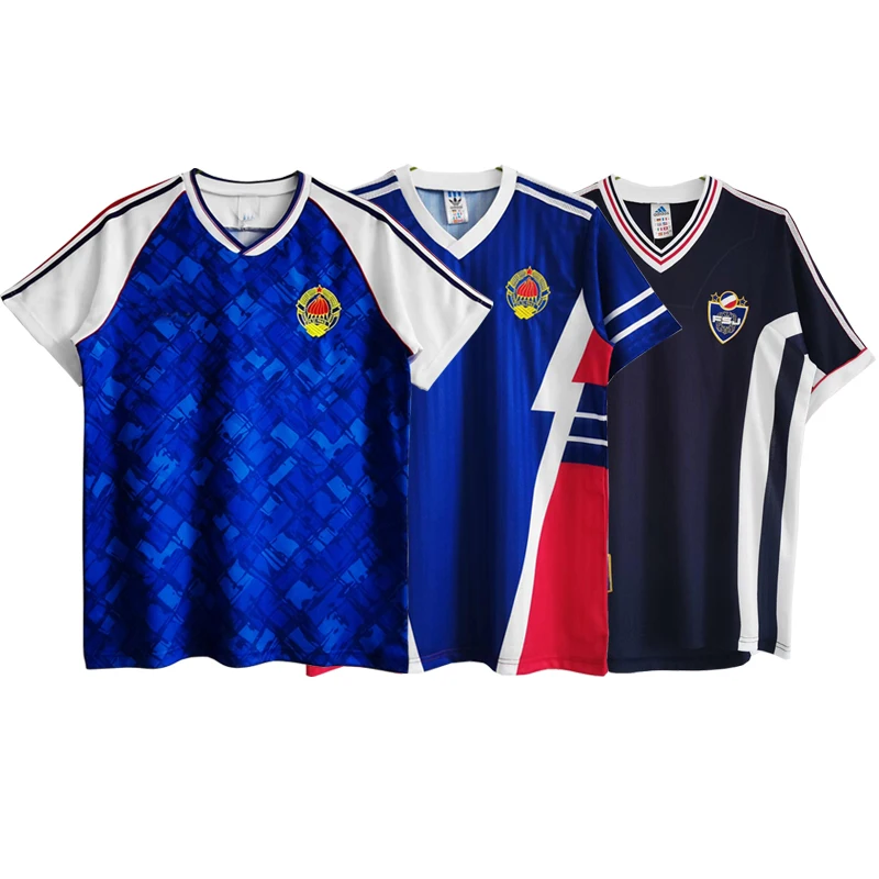 

retro Yugoslavia Camisolas antigas 1990 /1992Yugoslavia 1998 football Jersey Stankovic High quality custom Camiseta