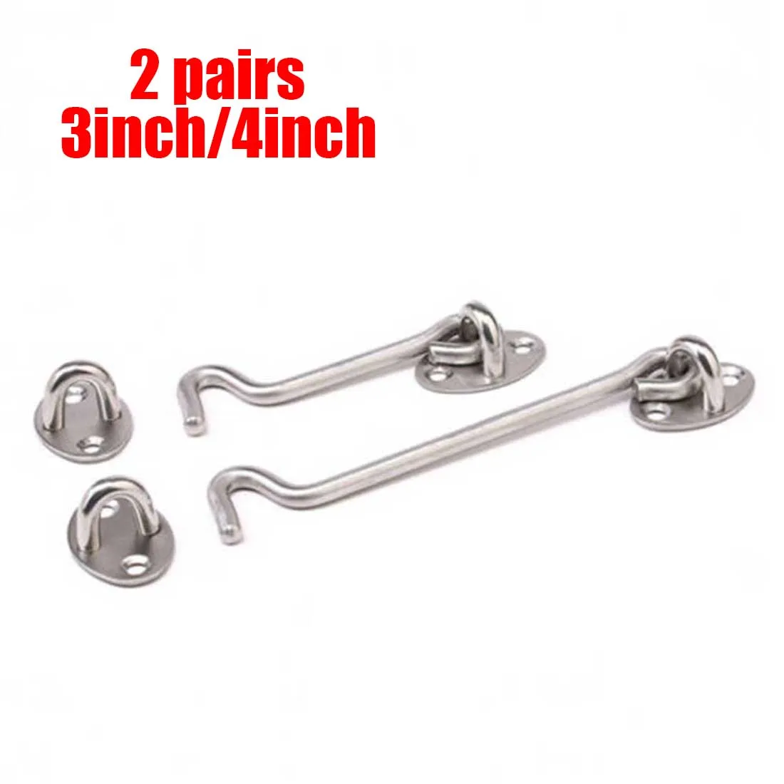 Нержавеющая сталь гаражная кабина крюк шкаф сарая декоративные 2 пары окна