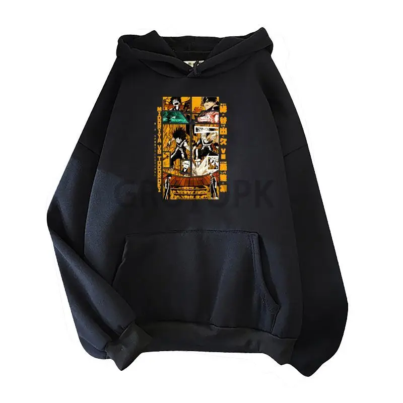 

My Hero Academia Anime Pullover Autumn and Winter Long-sleeved Men and Women Casual Fashion Sportswear Daily All-match Pullover