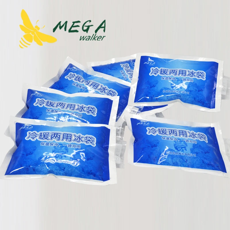 Мега 10 шт./лот 200 мл утолщенный многоразовый гелевый мешок для льда крутая