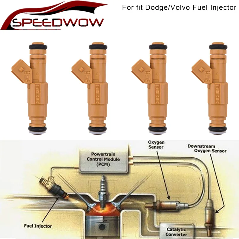 

Топливный инжектор SPEEDWOW для JEEP 4.0L, Тип III, для Volvo, Chrysler, Dodge, 4/6 шт., топливный инжектор 0280155746