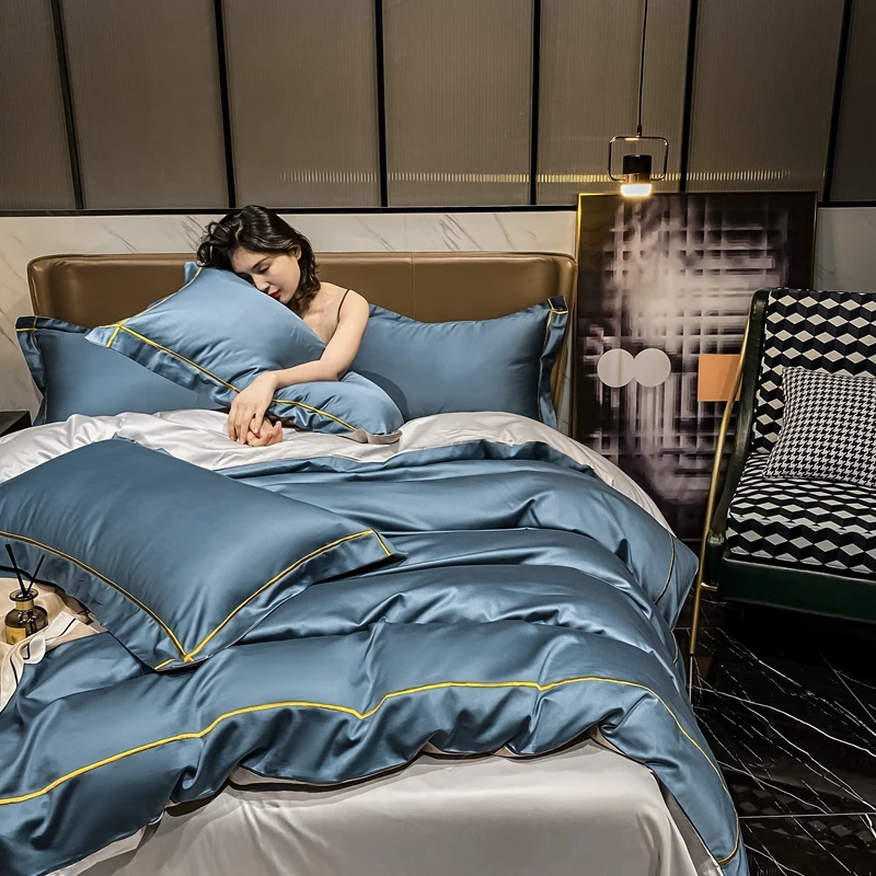 Комплект постельного белья из постельные принадлежности шелка египетского