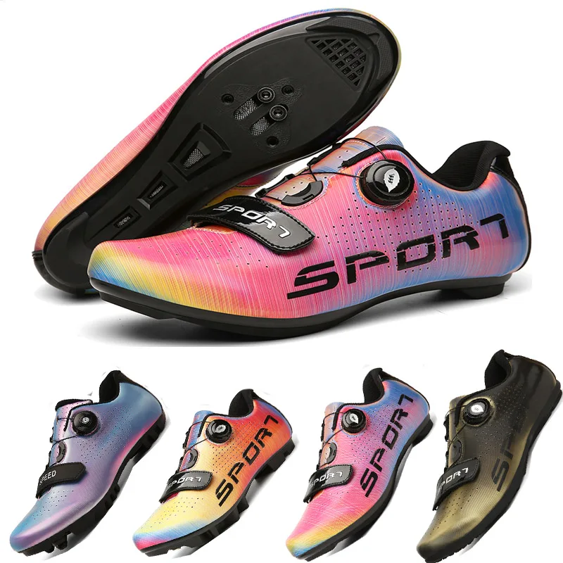 

New Cycling Shoes Sapatilha Ciclismo Mtb Men Sneakers Women Mountain Bike Shoes Self-Locking Superstar Original Bicycle Shoes