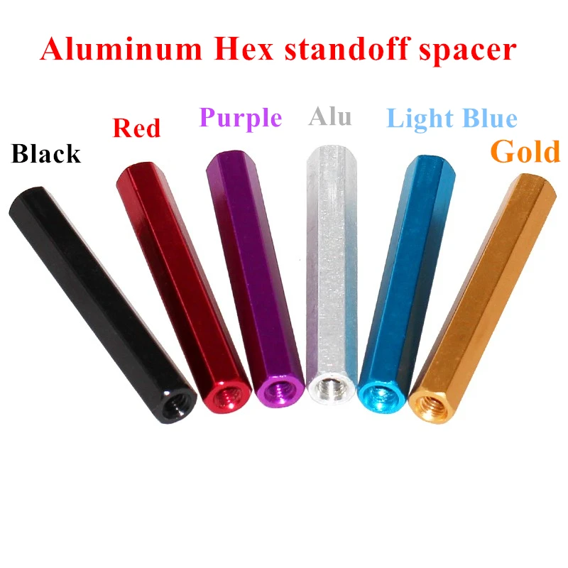 10 шт. алюминиевые шестигранные прокладки для столбов|Винты| |