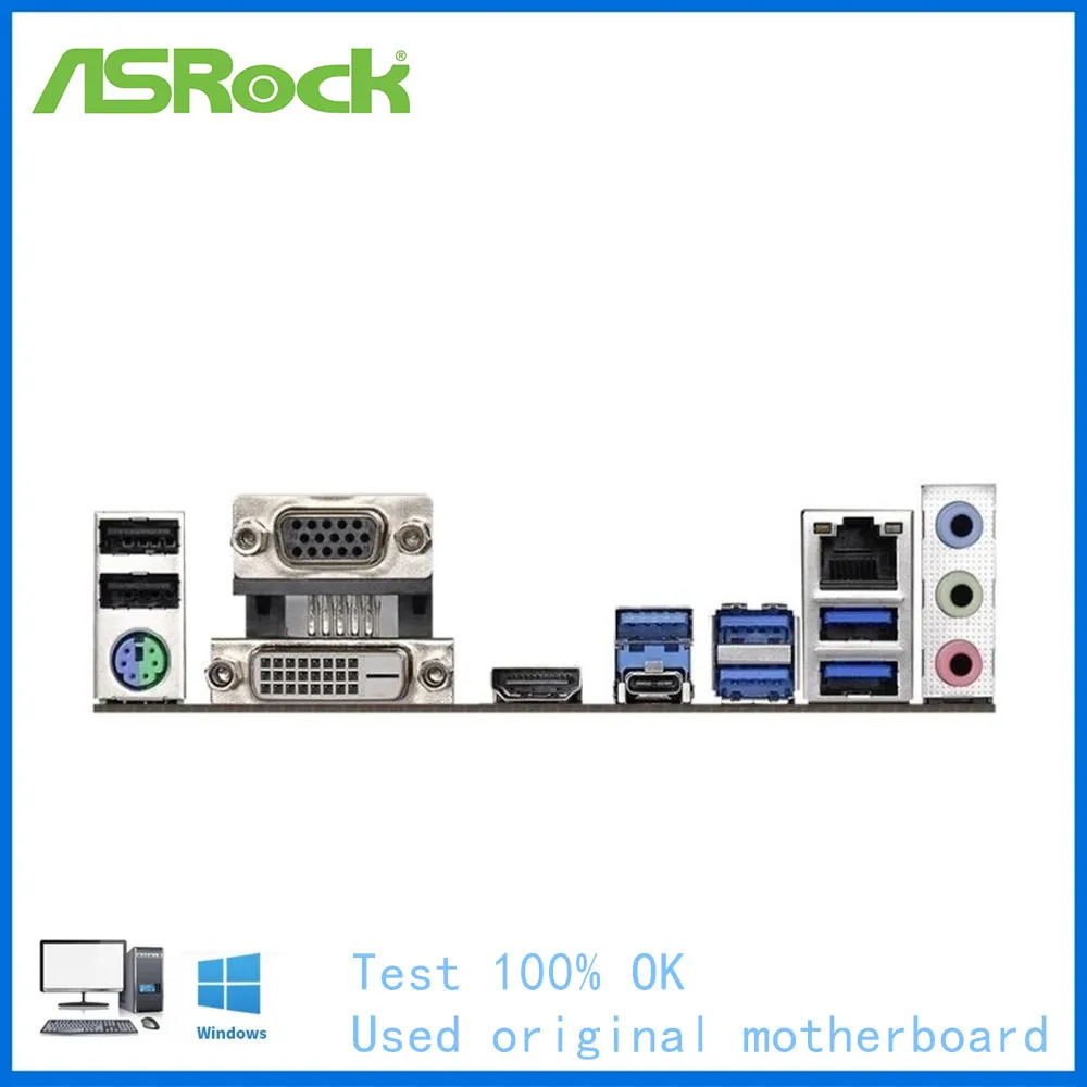 Для ASRock B450M Pro4 компьютера USB3.0 M.2 Nvme SSD материнская плата AM4 DDR4 B450 настольная Б/у -