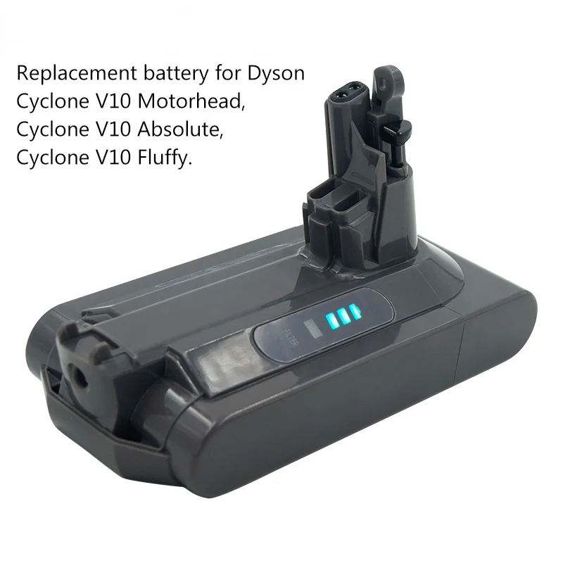

New Replacement 25.2V 6000mAh Lithium Replacement Battery For Dyson Vacuum Cleaner cyclone V10 Absolute SV12 V10 Fluffy V10