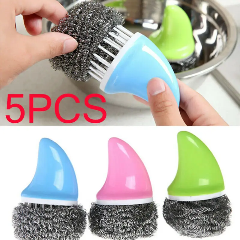 1 шт. щётка для чистки посуды из нержавеющей стали | Дом и сад