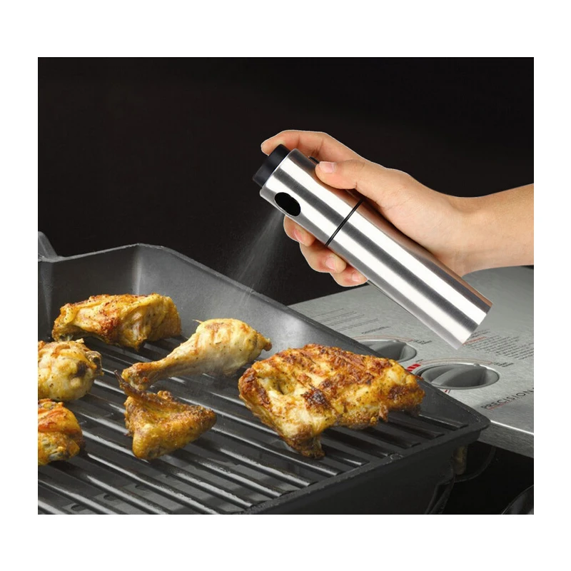 Стеклянный оливковый фотоопрыскиватель Essig из нержавеющей стали герметичный