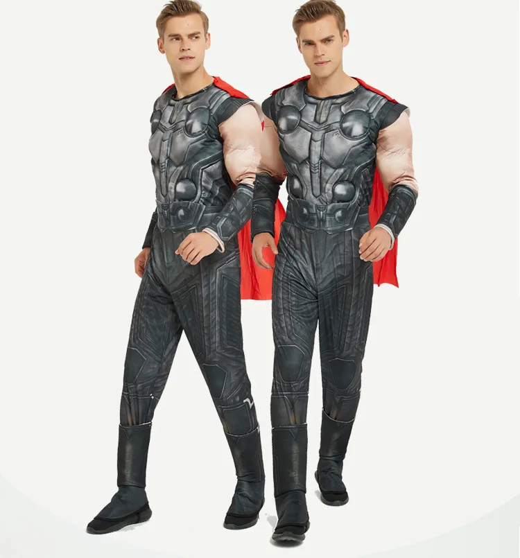 Маскарадный костюм для взрослых детей мускулов Тора одинсона костюмы на