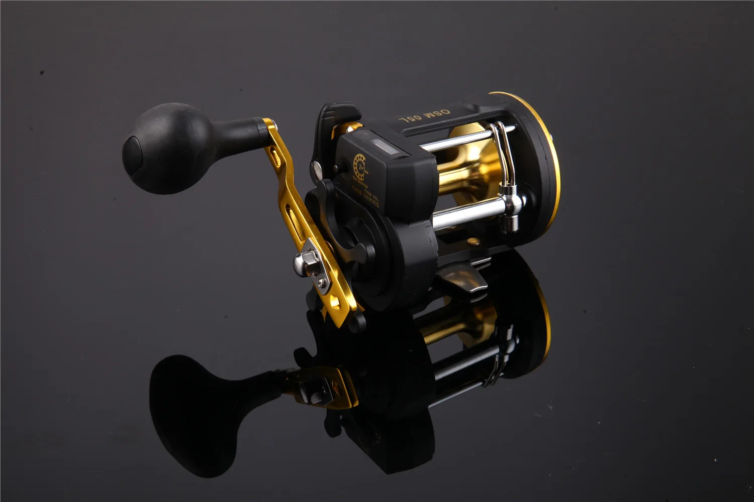 

LIZARD Drum boat fishing iron plate wheel with counter all metal sea fishing trolling deep sea fishing reel