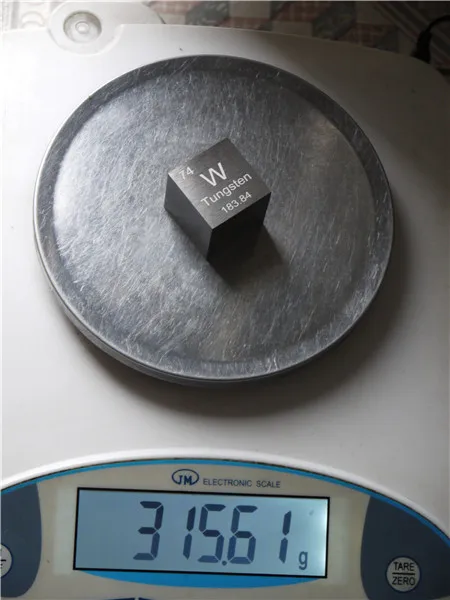 Вольфрамовый металл в периодической таблице длина стороны кубика составляет