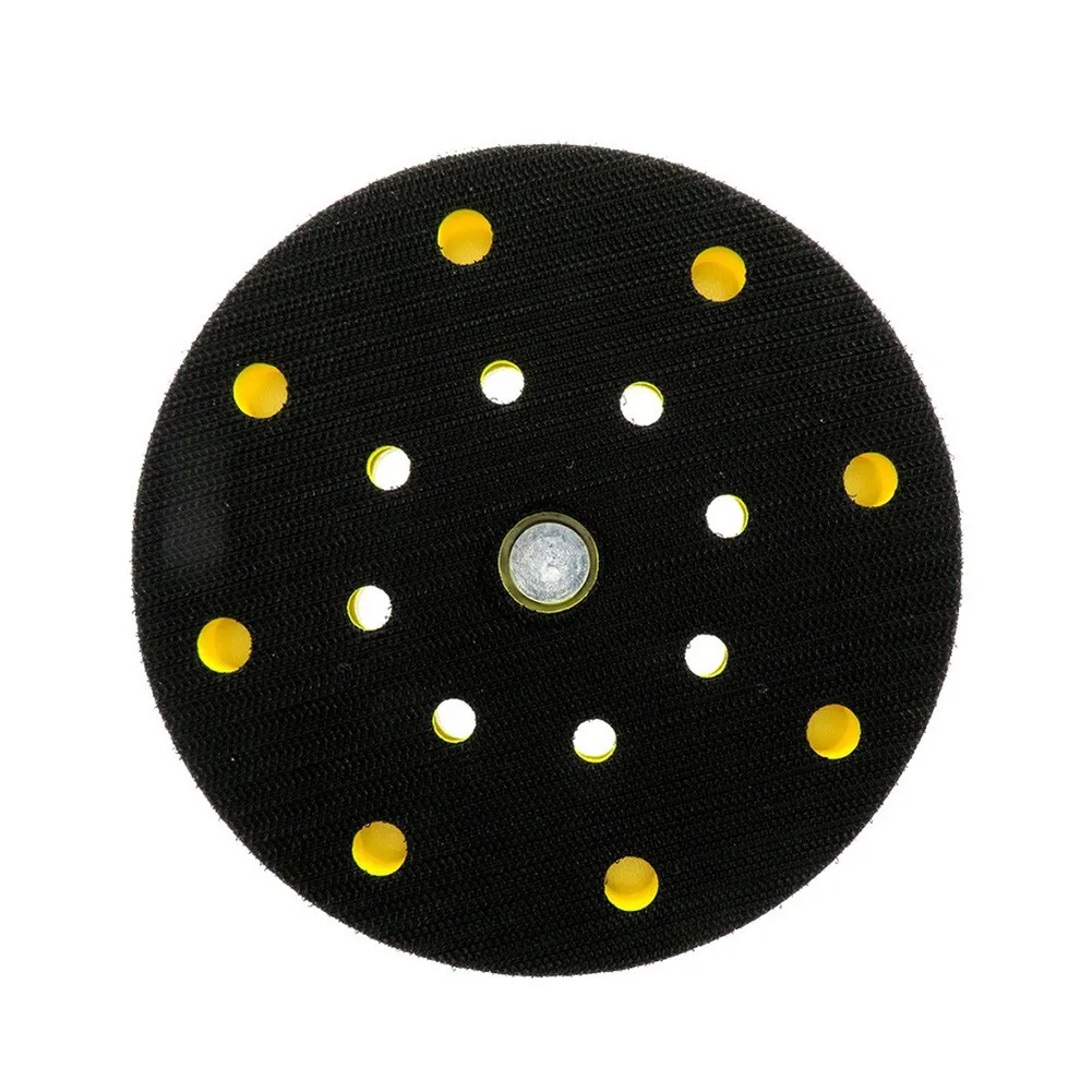 

Backing Pad 6 Inch 17 Hole Sander Backing Pad M8 Thread Hook Loop Dust Free Abrasive Tool Polishing Disc Buffing Pads