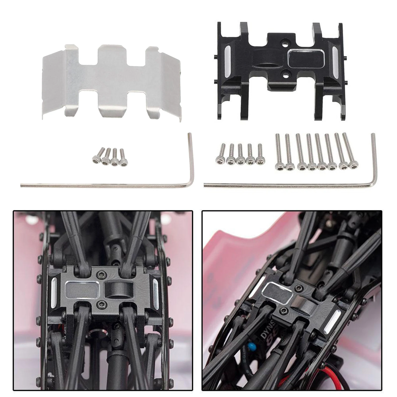 

RC Car Metal Chassis Mount Protection Guard Fit for Axial SCX24