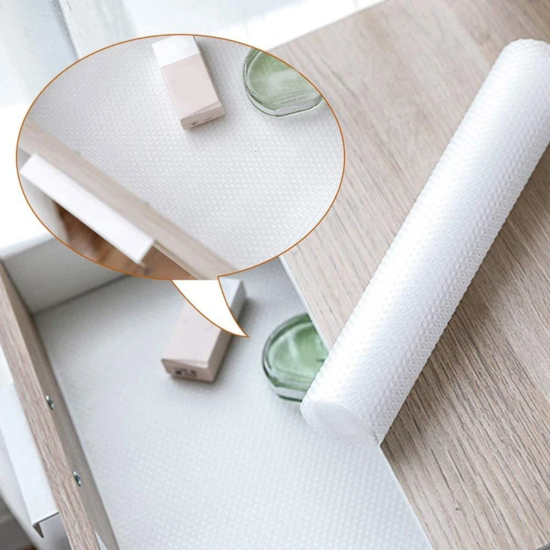 

4 Pcs Refrigerator Mats,Drawer Liner,Refrigerator Pads Drawer Table Placemats,Waterproof Fridge Liners 40X150cm