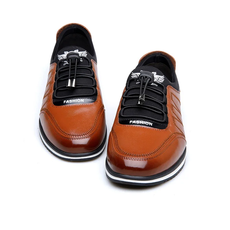 Мужская повседневная обувь из натуральной коровьей кожи черные Лоферы без