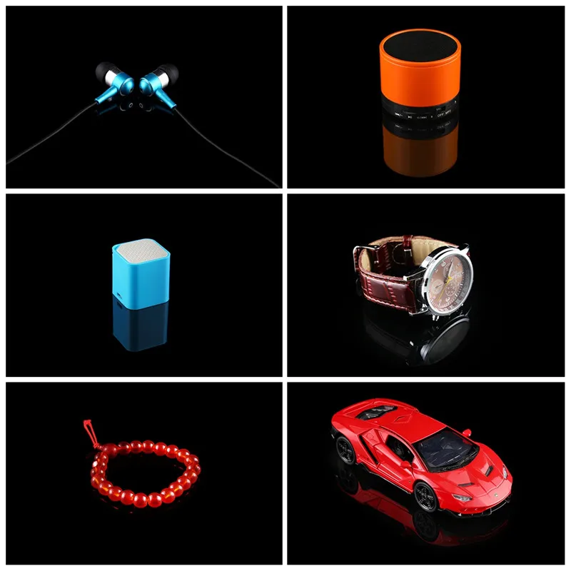 Акриловая отражающая настольная доска для фотосъемки Двухсторонний черный и