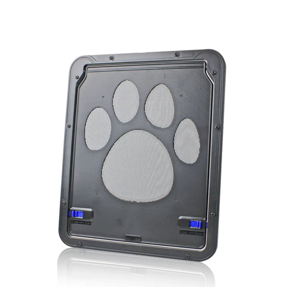 Новый экран для домашних животных дверь с принтом собачьей лапы анти укуса