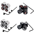 Стайлинг автомобиля, Металлические колпачки на стержни клапана для Chevrolet Cruze Captiva Aveo Epica Trax Lacetti Silverado Chevy Spark Malibu