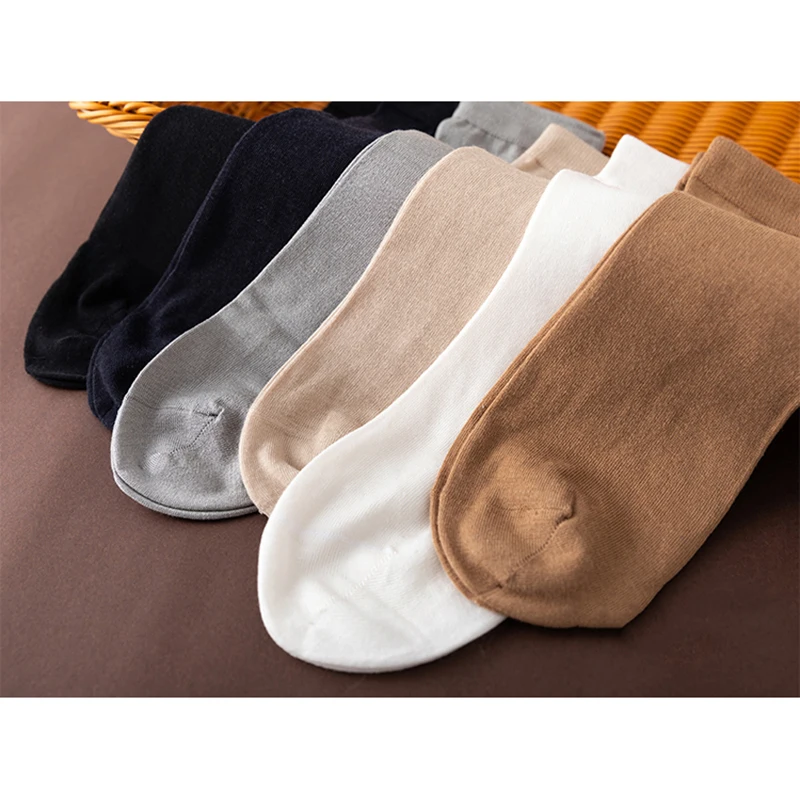 Мужские деловые носки из натурального шелка Бесшовные дышащие с защитой от