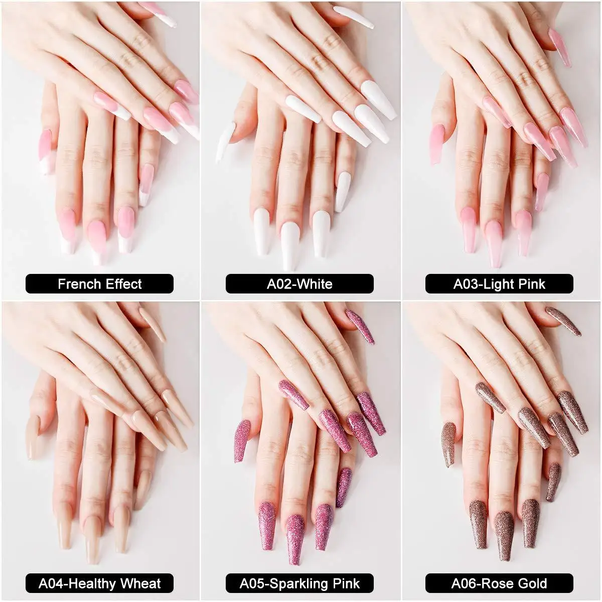 

Gel Nail Polish Set Nail Kit Dip Powder Liquid Set with Nail Brush Professional Nails Art Decoration Extension Manicure Tools