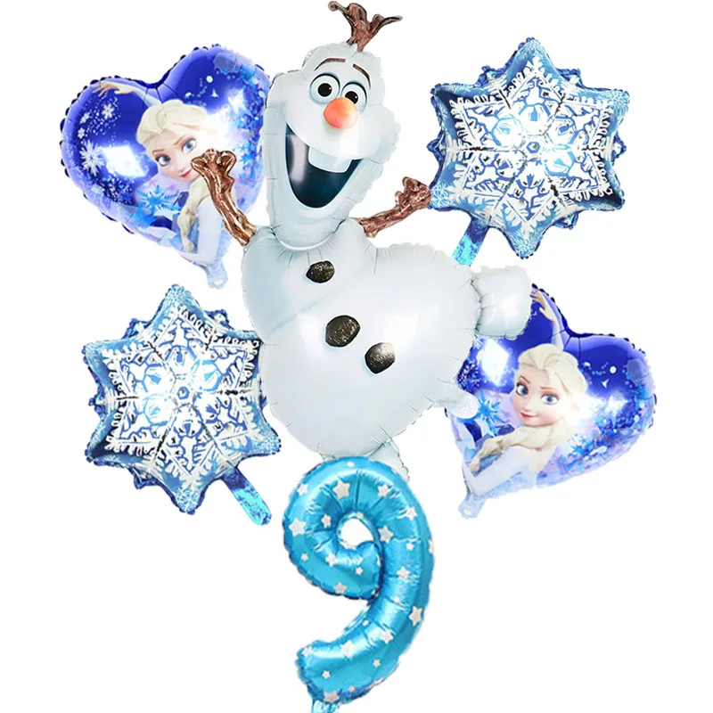 

Elsa Olaf Disney Frozen Princess Foil Balloons Girls Birthday Party Decorations Supplies Baby Shower Girl Favors Birthday Gifts