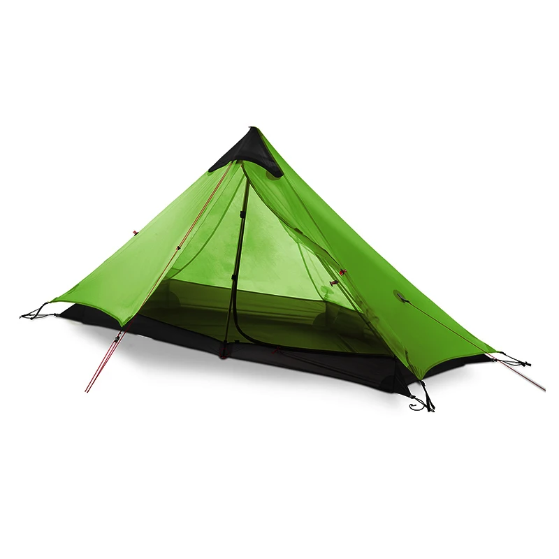 

2021 New Version 230cm 3F UL GEAR Lanshan 1 Ultralight Camping 3/4 Season 15D Silnylon Rodless Tent