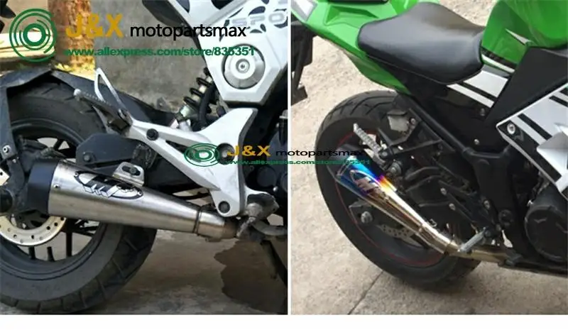 

51mm Universal Motorcycle exhaust Muffler Pipe Case for Honda CBR1000 Case for Yamaha R6 for Kawasaki M4 Exhaust slip-on