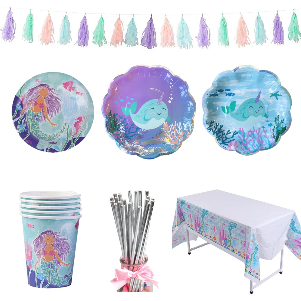 1 Набор детские украшения для дня рождения|Одноразовая посуда вечеринок| |