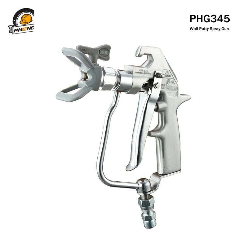 PHENDO настенный распылитель для шпатлевки 246240 PSI (35mpa) 4 пальцевый без фильтра мытья