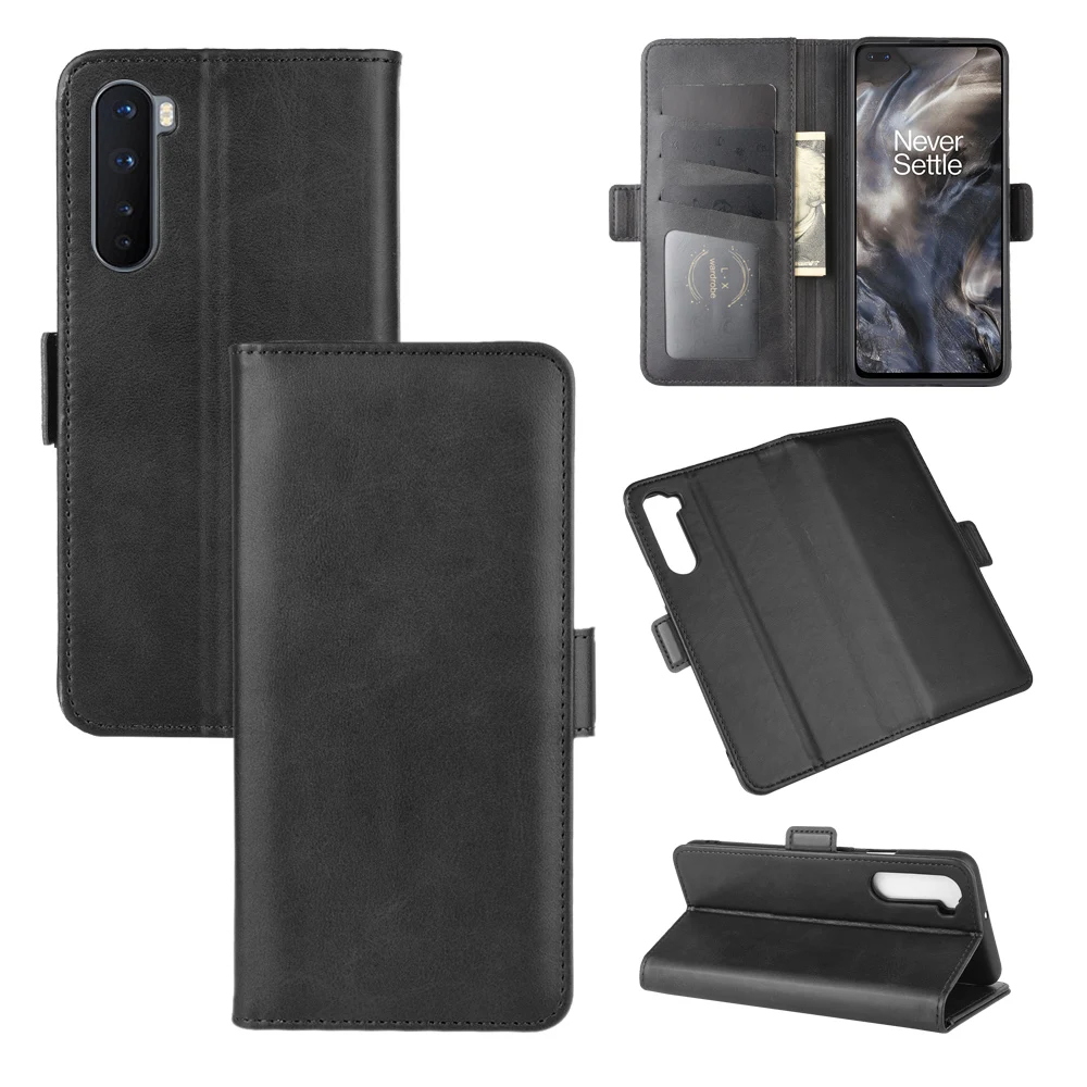 

Кожаный чехол для Oneplus Nord, флип-чехол для телефона, чехол для One plus Nord
