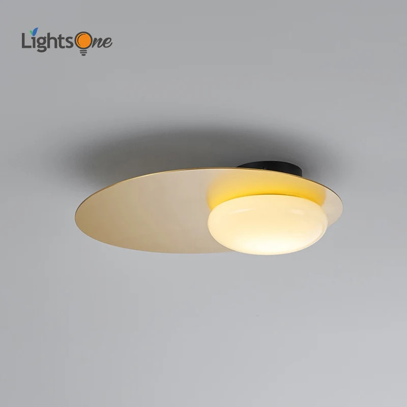 

Modern simple aisle study wall light creative wrought iron background wall lamp