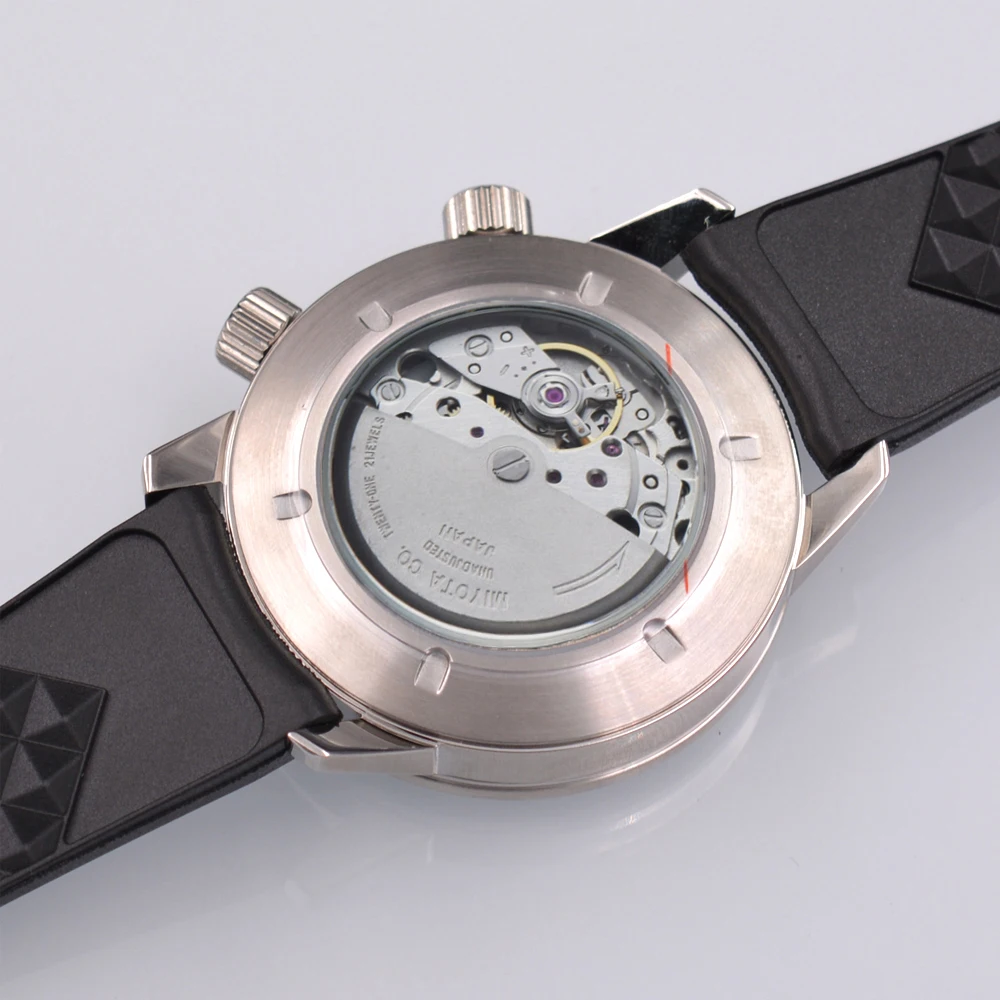 Мужские механические часы с автоматическим механическим циферблатом 44