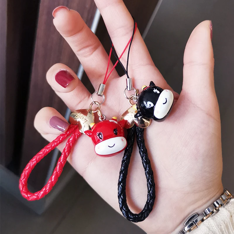 

Mobile Phone Lanyard Short Ring Buckle Pendant Cartoon Cute Pendant ForApple 12promax Mobile Phone Case ForHuawei Universal