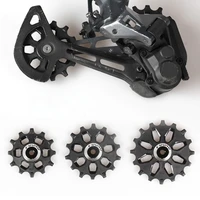 fovno 12t 14t 16t rear derailleur pulley set wide and narrow tooth guide wheel support 7 12 speed for shimano sram mtb road bike