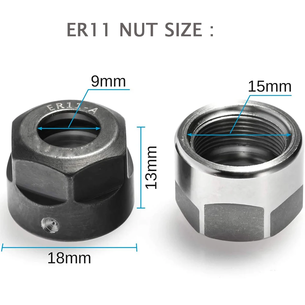 2 шт. Зажимная гайка с динамическими отверстиями для фрезерного патрона