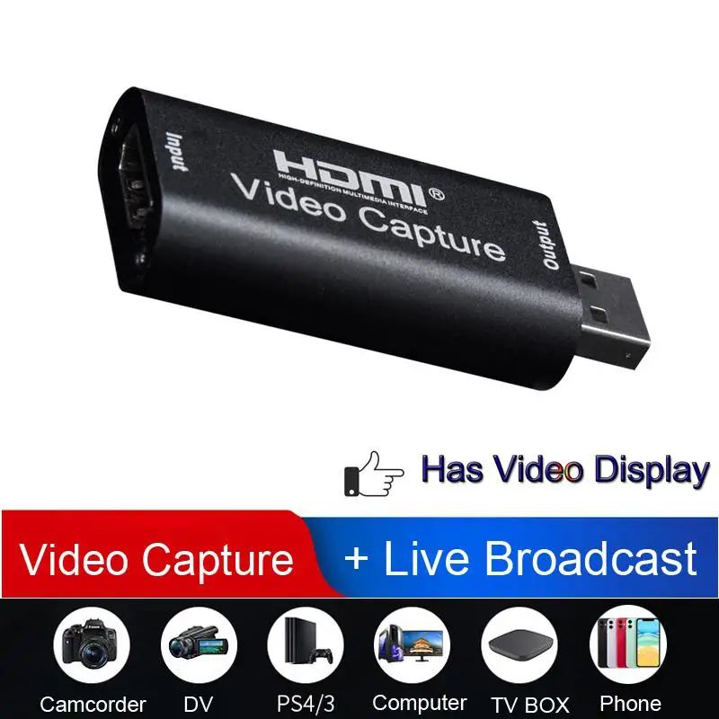 

TWISTER.CK Video Capture Card for OBS Live Stream Broadcast Case Automatically Adjust Settings
