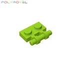 Техническая часть 1x2, доска специальной формы с ручкой с одной стороны, MOC, совместима с брендами игрушек для детей 2540