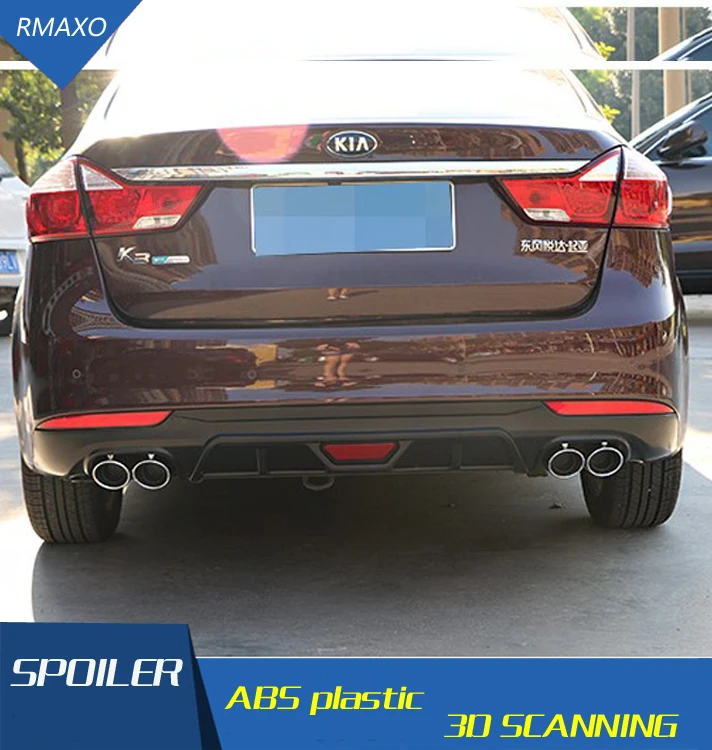 Задний спойлер для Kia forte k3 задний из АБС пластика диффузор заднего бампера After chrome