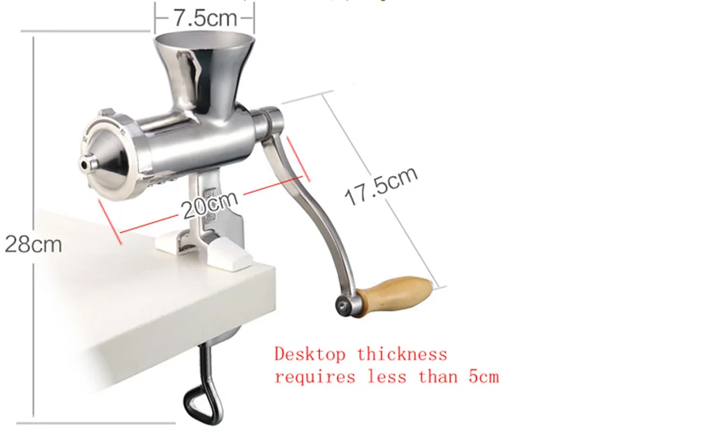 

Hand Stainless Steel wheatgrass juicer manual Auger Slow squeezer Fruit Wheat Grass Vegetable orange juice extractor