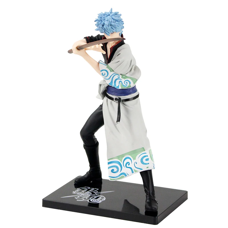 Action Figure GINTAMA Silver Soul Sakata Gintoki PVC Cartoon gift Brinquedos toys decoration Collectible Model | Игрушки и хобби